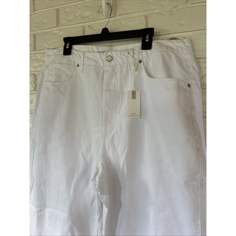 Good American‎ 90s Relaxed White Jeans Size 15 New With Tags
